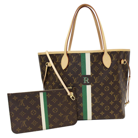 LOUIS VUITTON NEVERFULL MM MON MONOGRAM CANVAS TOTE BAG