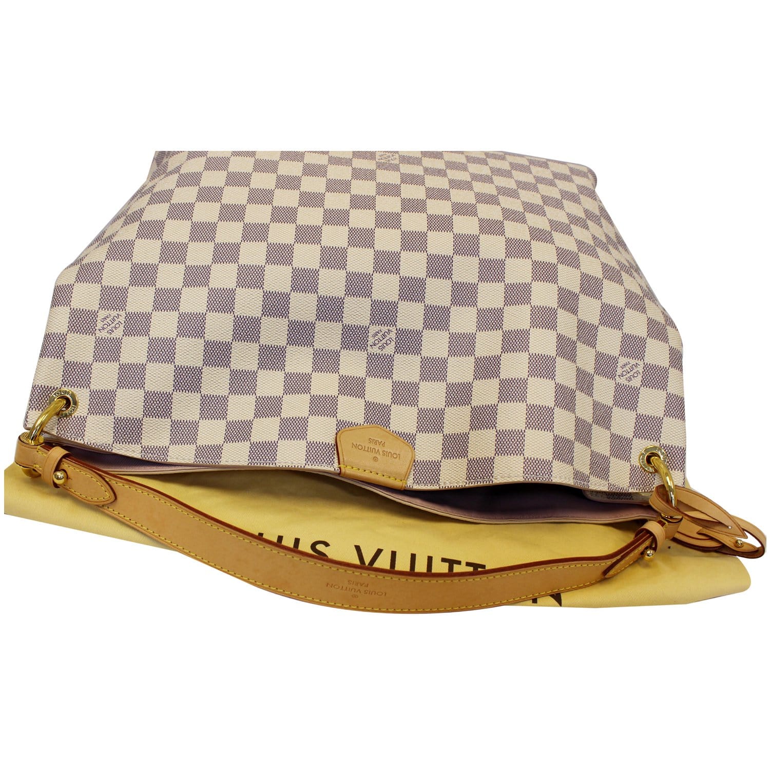 Louis Vuitton Graceful Damier Ebene MM Cerise Lining in Coated Canvas with  Gold-tone - US