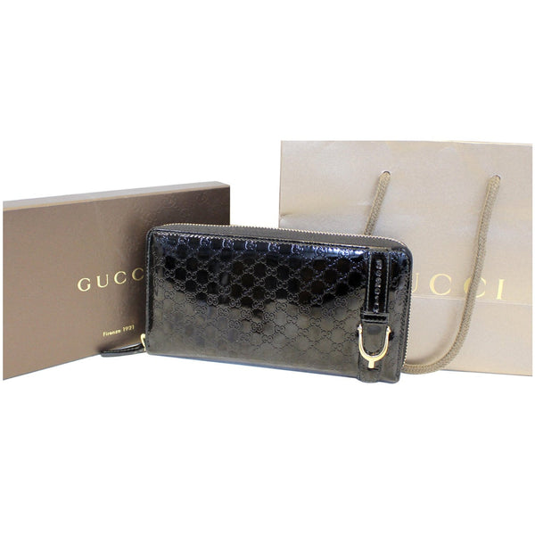Gucci Wallet Nice Microguccissima Patent Leather - full view
