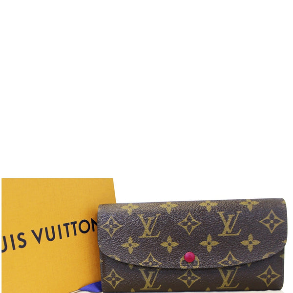 Exterior LV Emilie Wallet Monogram Canvas Pouch