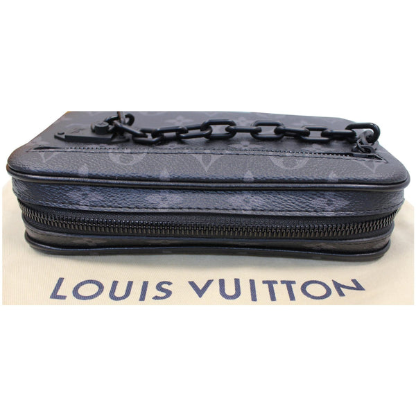 Louis Vuitton Pochette Volga Clutch Bag Black - Chain Strap