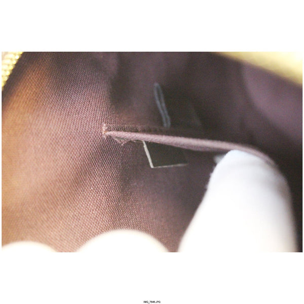 Louis Vuitton Damier Ebene Handbag - Louis Vuitton Alma - inside view