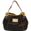 LOUIS VUITTON Galliera PM Monogram Canvas Shoulder Tote Bag Brown