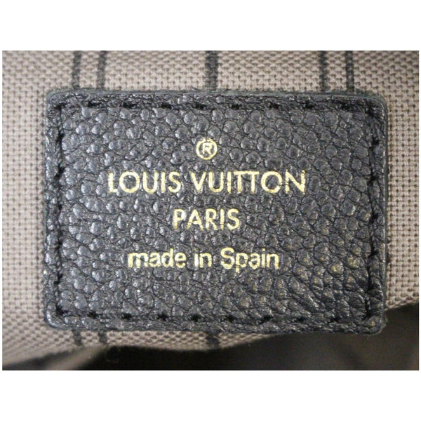 LOUIS VUITTON Artsy MM Empreinte Monogram Shoulder Bag Black-US