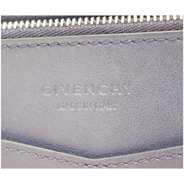 Givenchy Hobo Bag Infinity Medium Leather Blue - logo