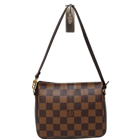 LOUIS VUITTON Truth Damier Ebene Makeup Pouch Bag Brown