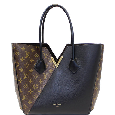LOUIS VUITTON Kimono Monogram Calfskin Tote Bag Black