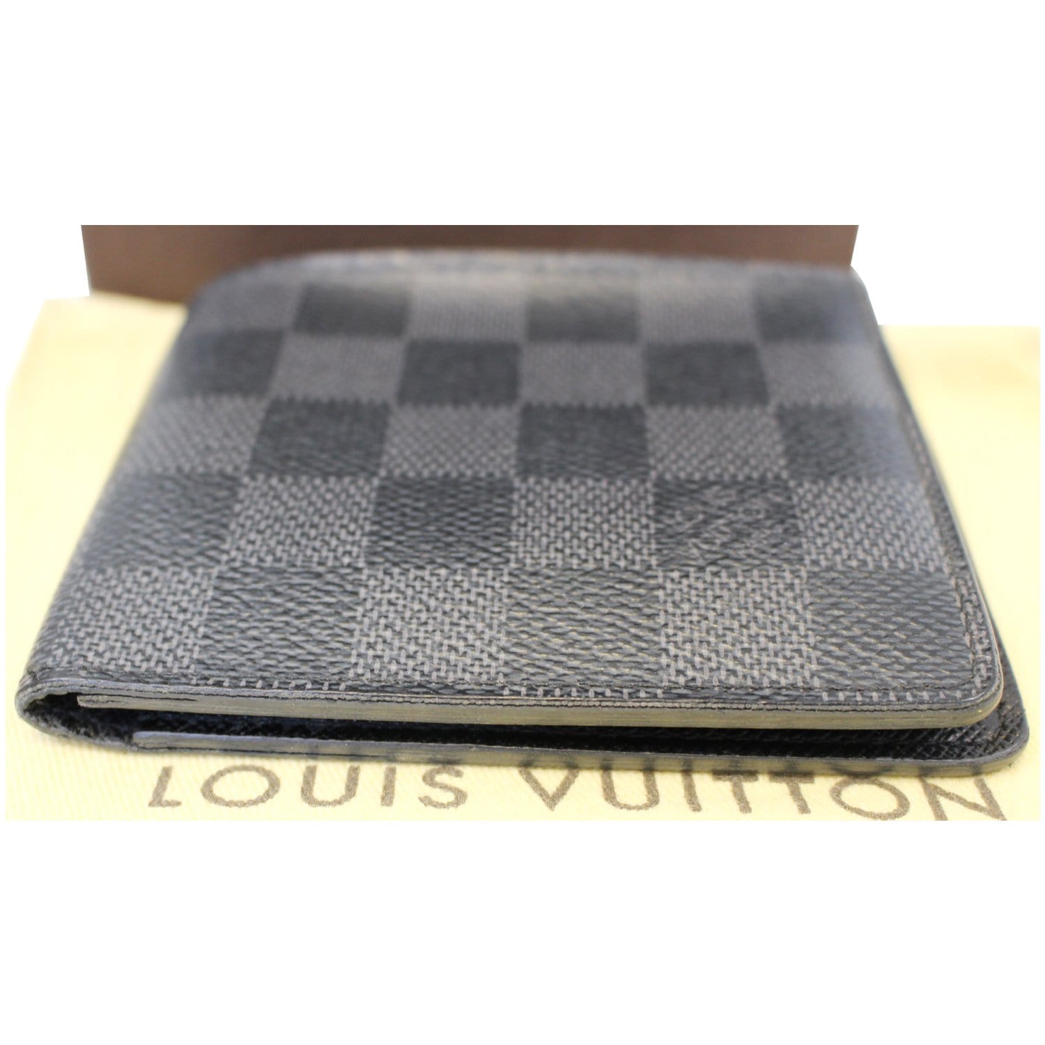 Louis Vuitton Slender Wallet Damier Graphite Stamps