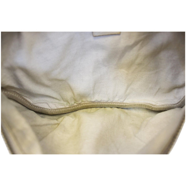 GUCCI Print Leather White Belt Waist Bum Bag Medium 530412