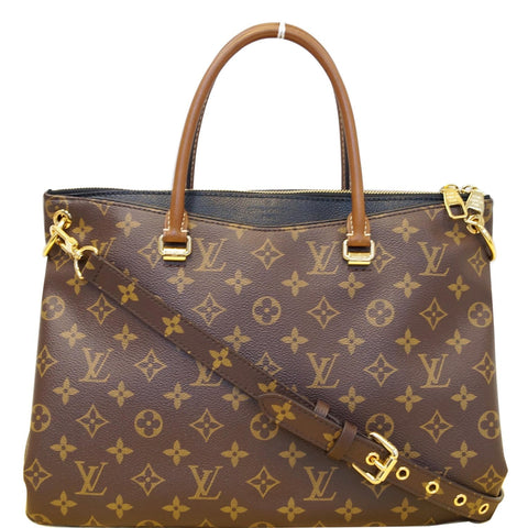 LOUIS VUITTON Pallas Monogram Canvas 2Way Shoulder Bag Brown - 15% OFF