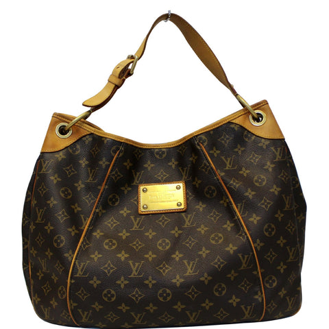 LOUIS VUITTON Galliera GM Monogram Canvas Shoulder Tote Bag Brown