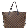 LOUIS VUITTON Neverfull GM Damier Ebene Tote Shoulder Bag Brown-US