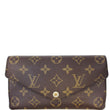 LOUIS VUITTON Jeanne Monogram Canvas Wallet Fuchsia-US