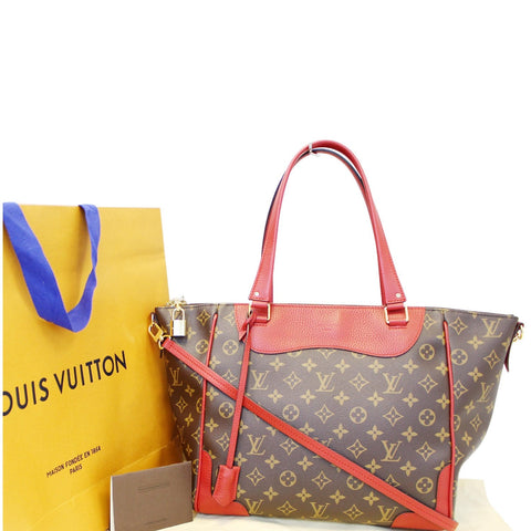 LOUIS VUITTON Estrela NM Monogram Canvas Shoulder Bag Cherry