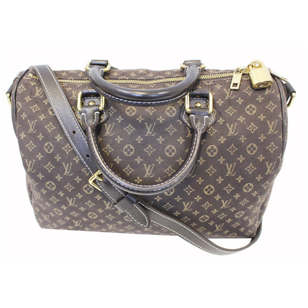 LOUIS VUITTON Speedy 30 Bandouliere Monogram Idylle Shoulder Bag Fusain-US