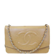 CHANEL Timeless WOC Caviar Leather Clutch Crossbody Bag Beige-US