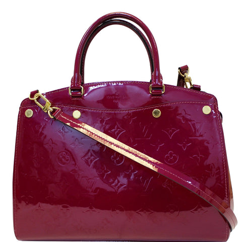 LOUIS VUITTON Brea MM NM Monogram Vernis Shoulder Bag Magenta