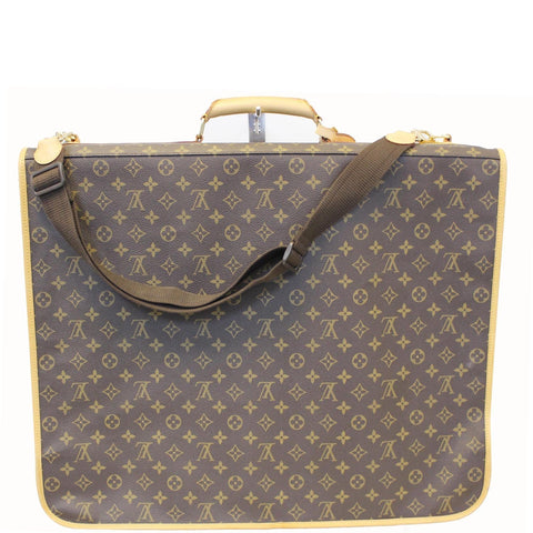 LOUIS VUITTON Monogram Canvas Garment Carrier Bag Brown