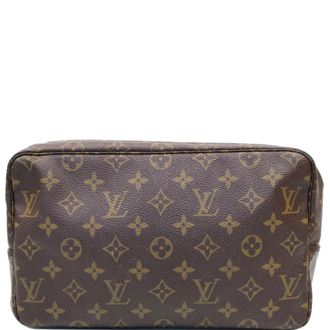 LOUIS VUITTON Trousse Toilette 23 Monogram Canvas Cosmetic Pouch Brown