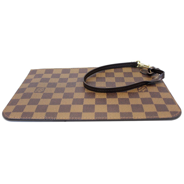 LOUIS VUITTON Damier Ebene Pochette Wristlet Pouch Neverfull GM-US