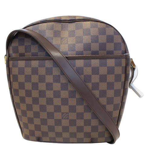 LOUIS VUITTON Ipanema GM  Damier Ebene Crossbody Bag Brown