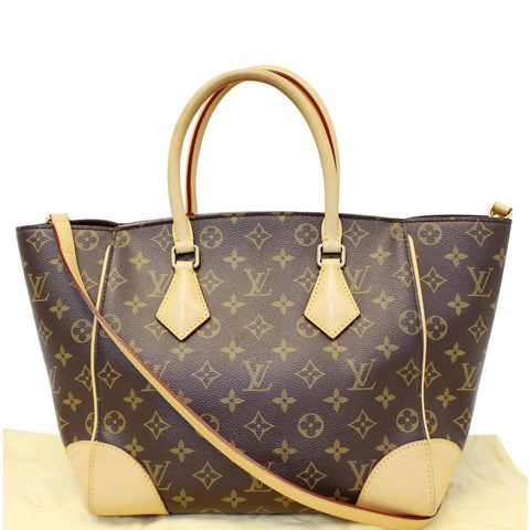 LOUIS VUITTON Phenix Monogram Canvas Shoulder Handbag Brown-US