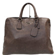 Prada Vitello Daino Leather Large Tote Bag Brown