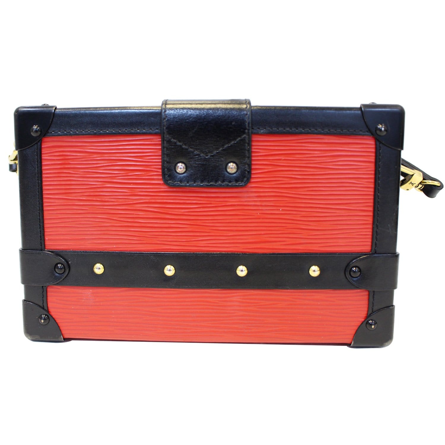 Louis Vuitton Trunk Clutch EPI Leather Red