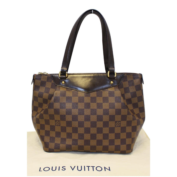 LOUIS VUITTON Westminster PM Damier Ebene Shoulder Bag Brown