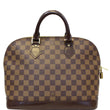Louis Vuitton Alma Damier Ebene Shoulder Tote Bag - DDH
