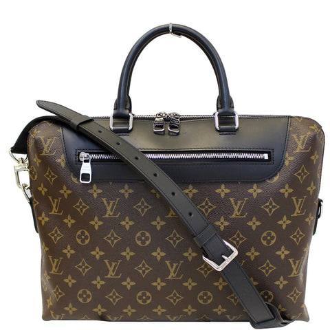 LOUIS VUITTON Porte-Documents Jour Monogram Macassar Briefcase Bag