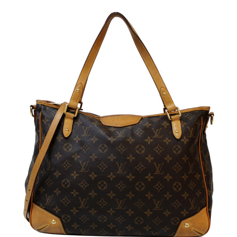 LOUIS VUITTON Estrela GM Monogram Canvas Shoulder Bag Brown
