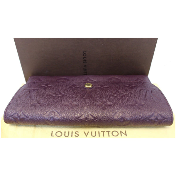  Louis Vuitton Empreinte Leather Trifold Wallet Purple-US