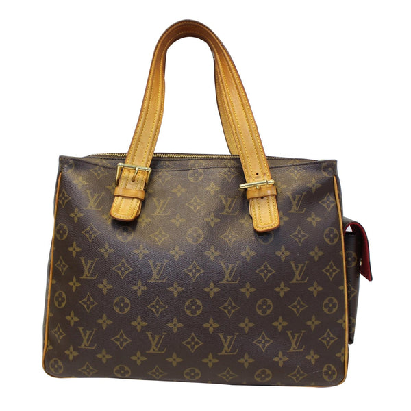 LOUIS VUITTON Multipli Cite Monogram Canvas Shoulder Bag Brown