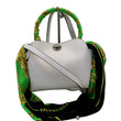 Balenciaga Flap Scarf XS Top Handle Crossbody Bag White