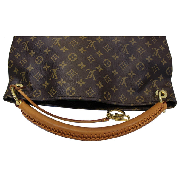 LOUIS VUITTON Artsy MM Monogram Canvas Shoulder Bag Brown