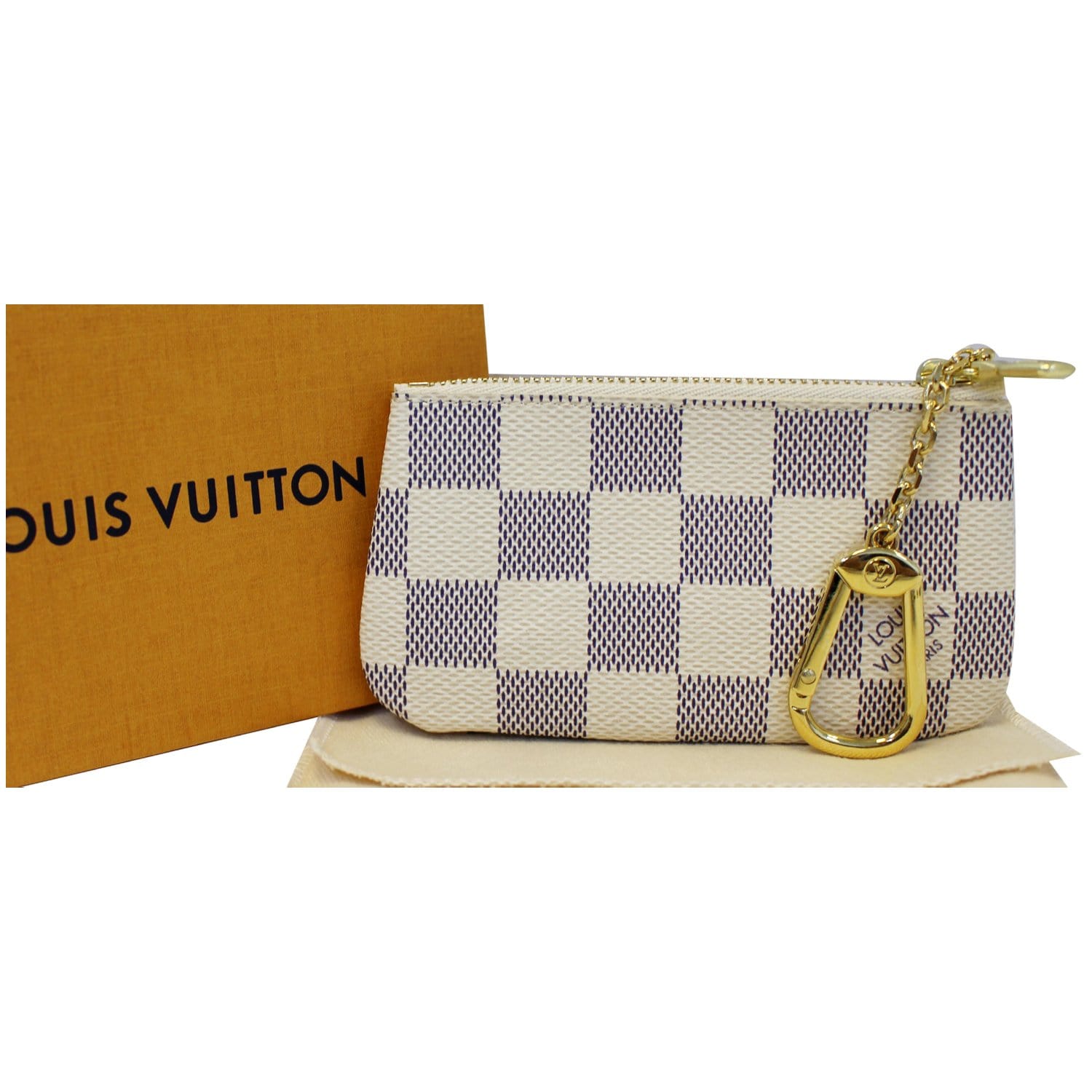 Louis Vuitton Damier Azur Key Pouch White - $250 - From Donna