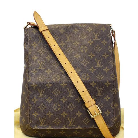 LOUIS VUITTON Musette Salsa GM Monogram Canvas Crossbody Bag