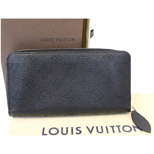 LOUIS VUITTON Mahina Noir Zippy Wallet Noir Black-US