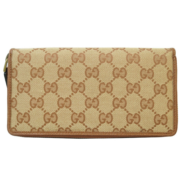Gucci Zip Around NY New York Yankees Patch Wallet front view