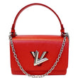 LOUIS VUITTON Twist MM Epi Leather Shoulder Bag Red-US