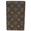 LOUIS VUITTON Monogram Canvas Passport Cover Card Case Brown-US