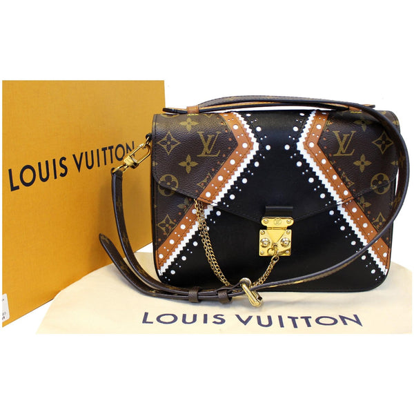 LOUIS VUITTON Metis Pochette Brogue Reverse Monogram Shoulder Bag-US