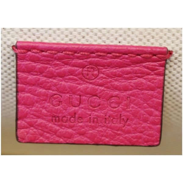 Gucci Dionysus Small Guccify Grained Leather Bag Pink - made in italy