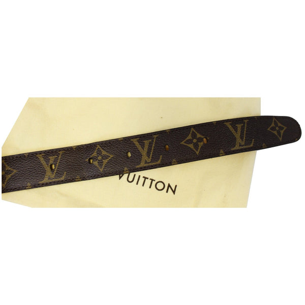 Louis Vuitton Ellipse Monogram Canvas Belt - Front view