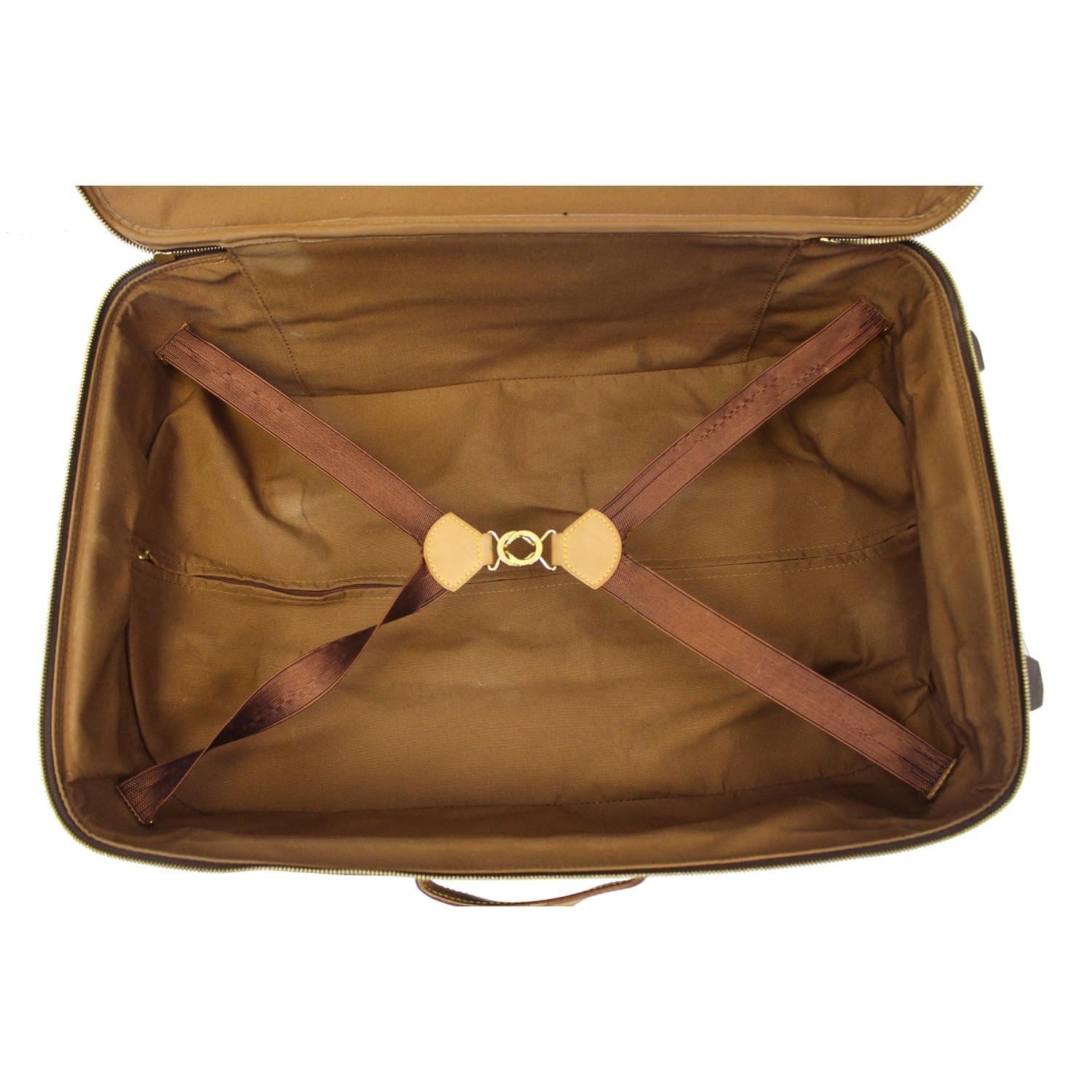 A Monogram Canvas Pégase 65 Suitcase with a Protective Cover