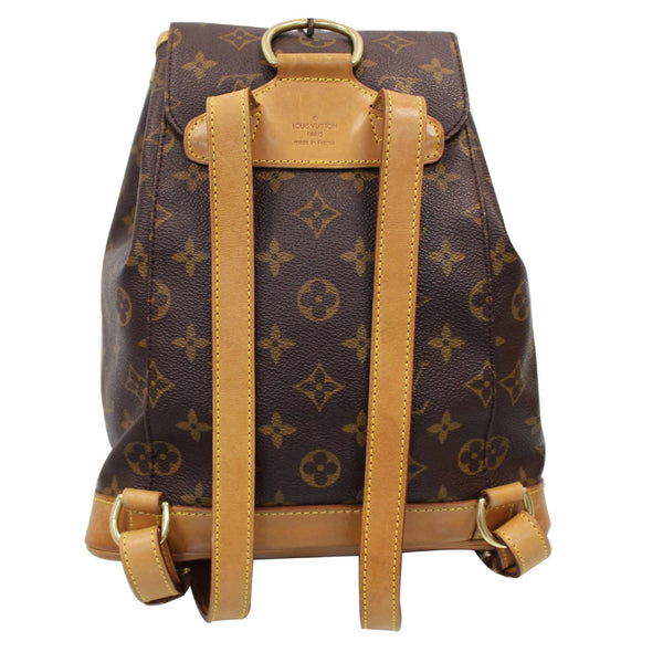 LOUIS VUITTON Montsouris PM Monogram Canvas Backpack Brown