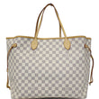 LOUIS VUITTON Neverfull GM Damier Azur Tote Shoulder Bag-US