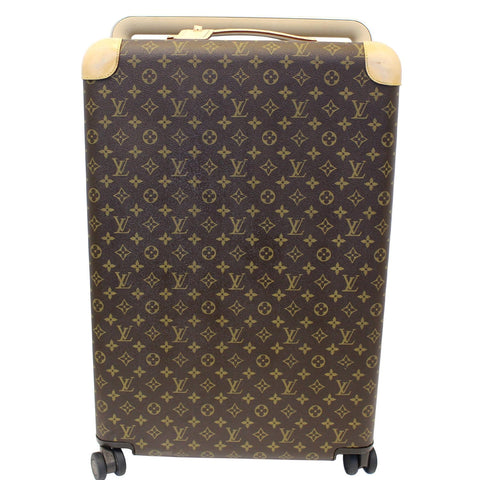 LOUIS VUITTON Horizon 55 Monogram Canvas Rolling Suitcase Brown