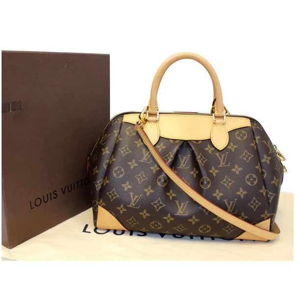 LOUIS VUITTON Segur Monogram Canvas Shoulder Handbag Brown-US
